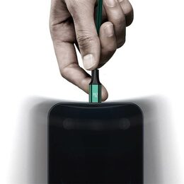 Datový kabel Baseus Rapid 3v1 USB-C/microUSB, Lightning, USB-C 1,5m PD 20W zelený