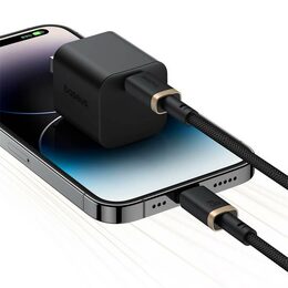 Rychlonabíjecí kabel Baseus Dura USB/Lightning 2m 20W černo zlatý