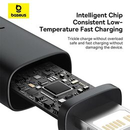 Rychlonabíjecí kabel Baseus Dura USB/Lightning 2m 20W černo zlatý