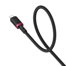 Rychlonabíjecí kabel Baseus Dura USB/Lightning 2m 20W červeno černý