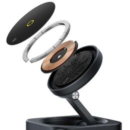 Dokovací stanice 7v1 Baseus MagPro 100W/15W Qi2, 2xUSB-C, 2xUSB, 1xHDMI, SD/microSD slot černá
