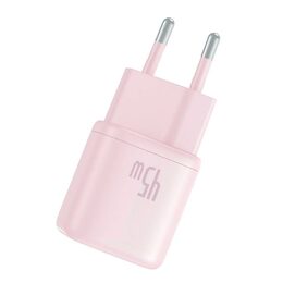 Nabíječka do sítě Baseus PicoGo 45W, 1xUSB-C růžová