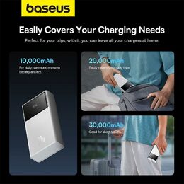 Powerbanka Baseus Star-Lord 20000mAh, 30W bílá
