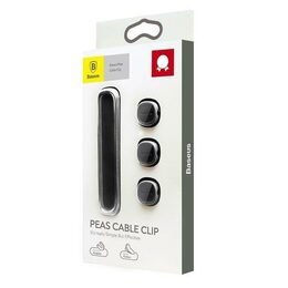 Organizér kabelů Baseus Peas černý