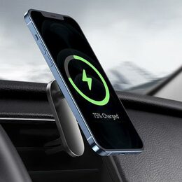 Magnetický držák do auta s bezdrátovým nabíjením Baseus Big Energy černý