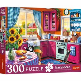 Puzzle Ráno v kuchyni 300dílků 60x40cm v krabici 34x26x5cm