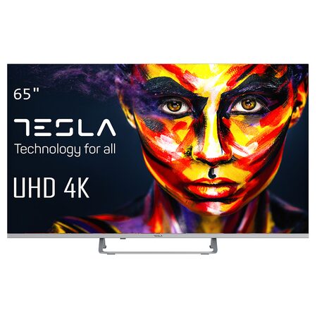 Televize Tesla, 65E635SUS, smart, UHD, Android TV 11, 65" (165 cm),
DVB-T/T2/C/S/S2, Bluetooth, Wi-Fi, 160 W