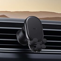 Univerzální držák do auta Baseus Stable Gravitational Car Mount Air (do ventilační mřížky) černý