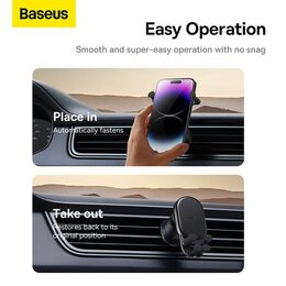 Univerzální držák do auta Baseus Stable Gravitational Car Mount Air (do ventilační mřížky) černý
