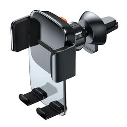 Univerzální držák do auta s upevněním do ventilační mřížky Baseus Control Clamp černý