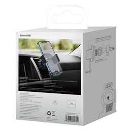 Univerzální držák do auta s upevněním do ventilační mřížky Baseus Control Clamp černý