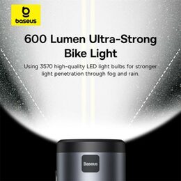 Magnetický držák na kolo Baseus PrimeTrip 2v1 s LED světlem