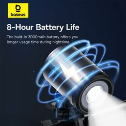 Magnetický držák na kolo Baseus PrimeTrip 2v1 s LED světlem