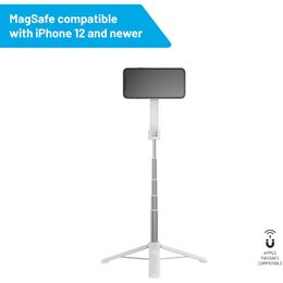 Selfie stick tripod MagSnap white FIXED