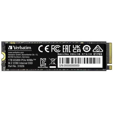 31826 SSD 1TB Vi5000 NVMe M.2 VERBATIM