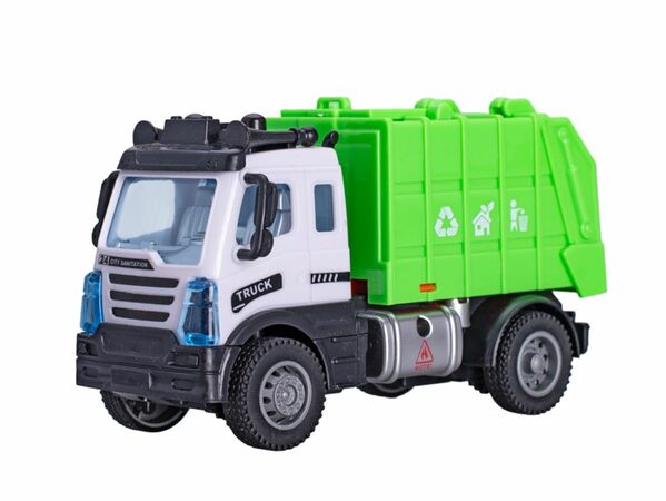 Mikro auto popelářské SANITATION II plast 13cm na zpětný chod
