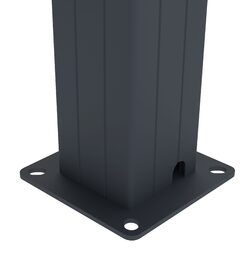 Bioklimatická pergola G21 Austin 3x3 m, antracitová hliníková