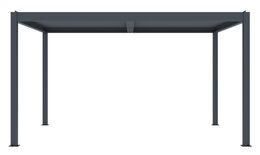 Bioklimatická pergola G21 Austin 4x3 m, antracitová hliníková