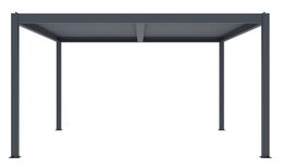 Bioklimatická pergola G21 Austin 4x4 m, antracitová hliníková