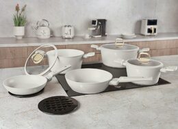 BERLINGERHAUS Sada nádobí s titanovým povrchem 10 ks Sahara Collection BH-8080