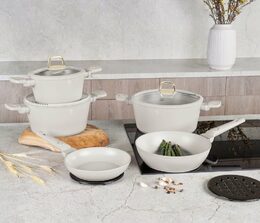 BERLINGERHAUS Sada nádobí s titanovým povrchem 10 ks Sahara Collection BH-8080