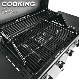 BERLINGERHAUS Plynový gril Outdoor 4 hořáky BH-8605