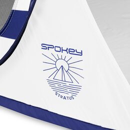 Spokey STRATUS Samorozkládací plážový stan, UV 40, 190 x 120 x 90 cm, modré pruhy