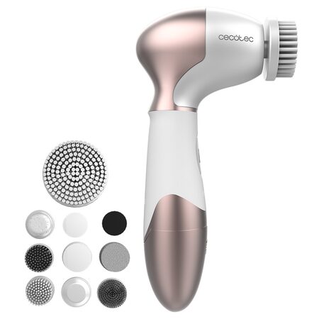 Kosmetický kartáček Cecotec, 3371, Bamba FaceCare TotalClean, 9v1, pro celé
tělo, 360° otáčení, nástavce, cestovní taška