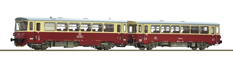 Roco Dieselový motorový vůz 810 491-1 s přípojným vozem ZSSK - 7700023
